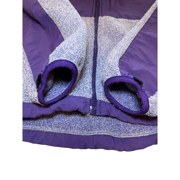 EUC The North Face Denali Fleece Collared Full Zip Jacket Purple Women Small - Picture 5 of 8